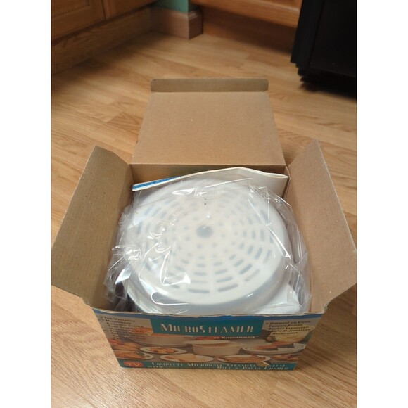 MicroSteamer Kitchenmate Microwave Steamer Kitchen Cooking Tool - Picture 2 of 8